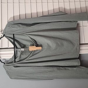 SKIMS New Vintage Scoop Long Sleeve T-Shirt Sepia Womens 4X